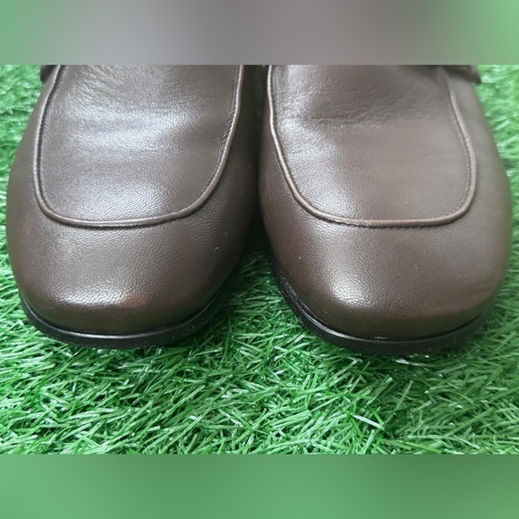 Authentic Gucci GG Marmont Leather Loafers 428609 size 8 Business Sherry line - Picture 7 of 7